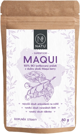 NATU Maqui BIO přírodní antioxidant v BIO kvalitě