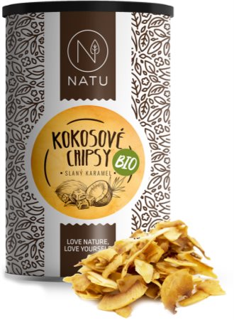 NATU Kokosové chipsy BIO kokosové čipsy v BIO kvalite