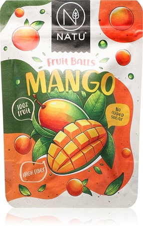 NATU Ovocné kuličky Mango sušené ovoce