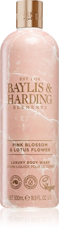 Baylis & Harding Elements Pink Blossom & Lotus Flower luxury shower gel