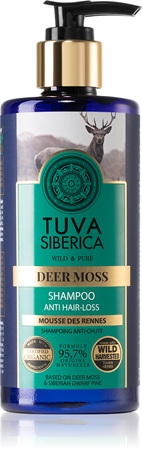 Natura Siberica Tuva Siberica Deer Moss šampon pro růst vlasů a posílení od kořínků