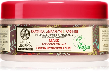 Natura Siberica Krasnika, Amaranth & Arginine negovalna maska za barvane lase