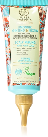 Natura Siberica Limonnik, Ginseng & Biotin hajpeeling hajhullás ellen