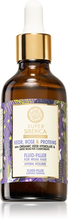 Natura Siberica Kedr, Rose & Protein nährendes Serum für geschwächtes Haar
