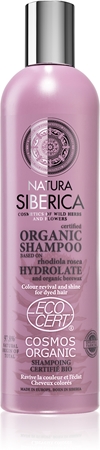 Natura Siberica Rhodiola Rosea shampoing illuminateur et fortifiant pour cheveux colorés