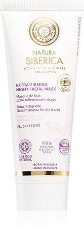 Natura Siberica Active Organics стягаща нощна маска