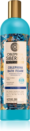 Natura Siberica Oblepikha (Sea-Buckthorn) schiuma da bagno rivitalizzante