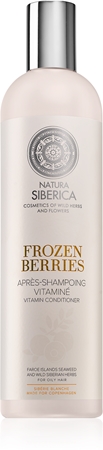 Natura Siberica Copenhagen Frozen Berries balsam cu vitamine pentru par gras