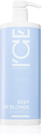 Natura Siberica ICE Professional Keep My Blonde šampon neutralizující žluté tóny pro zesvětlené, melírované studené blond vlasy