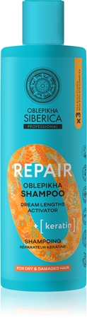 Natura Siberica Oblepikha Siberica Repair Regenerating Shampoo for dry and weakened hair