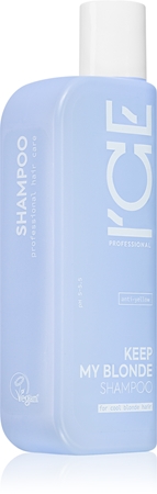Natura Siberica ICE Professional Keep My Blonde σαμπουάν που εξουδετερώνει τους κίτρινους τόνους για ξανοιγμένα μαλλιά ή ξανθά μαλλιά με ανταύγειες