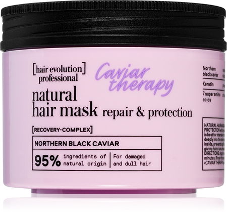 Natura Siberica Hair Evolution Caviar Therapy Tiefenwirksame Haarmaske für trockenes und beschädigtes Haar