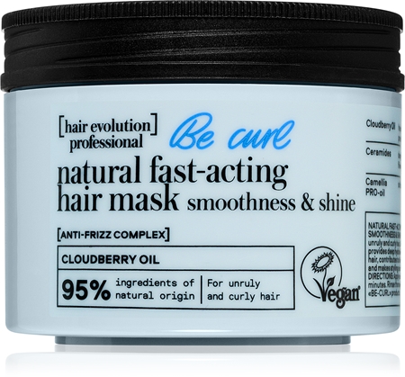 Natura Siberica Hair Evolution Be-Curl hidratáló és tápláló maszk a hullámos és göndör haj fényéért