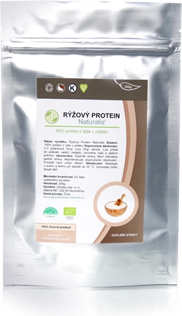 Naturalis Rýžový protein BIO rýžový protein v BIO kvalitě