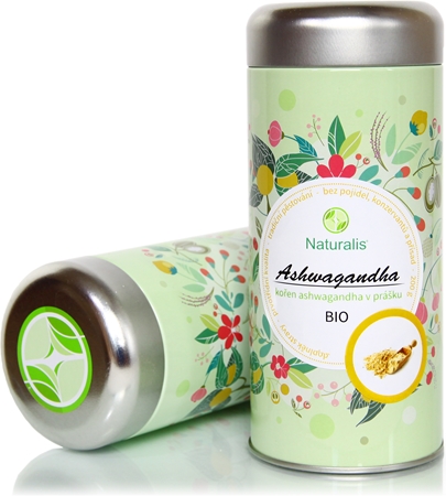 Naturalis Ashwagandha BIO prášek s regeneračním účinkem