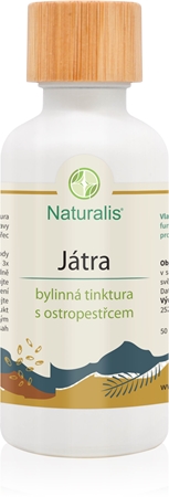 Naturalis Játra bylinná tinktura pro podporu funkce jater