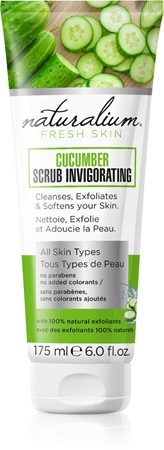 Naturalium Fresh Skin Cucumber erfrischendes Körper-Peeling für alle Oberhauttypen
