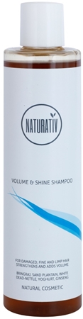 Naturativ Hair Care Volume&Shine champú para dar volumen para cabello fino y lacio