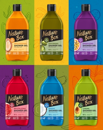 Nature Box Coconut gel de duche refrescante com efeito hidratante