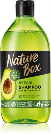Nature Box Avocado hloubkově regenerační šampon na roztřepené konečky vlasů