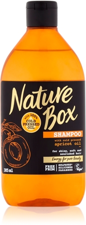 Nature Box Apricot Närande schampo för glansigt och mjukt hår