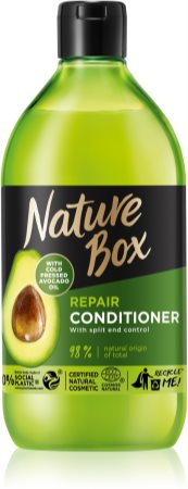 Nature Box Avocado après-shampoing régénérateur en profondeur pour cheveux