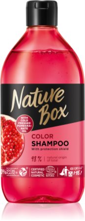Nature Box Pomegranate feuchtigkeitsspendendes und revitalisierendes Shampoo zum Schutz der Farbe