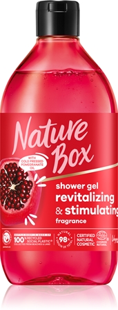 Nature Box Pomegranate povzbuzující sprchový gel