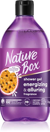 Nature Box Passion Fruit energetski gel za tuširanje