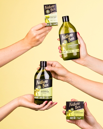 Nature Box Olive Oil odżywka ochronna przeciw łamliwości włosów