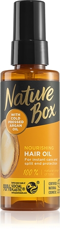 Nature Box Argan aceite nutritivo para cabello con aceite de argán