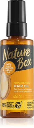 Nature Box Argan aceite nutritivo para cabello con aceite de argán