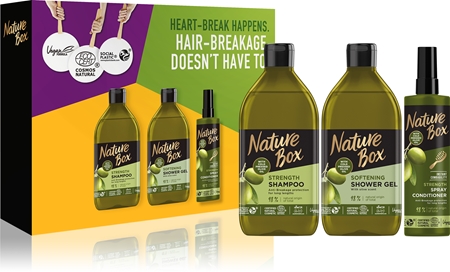 Nature Box Olive Oil dárková sada (na tělo a vlasy)