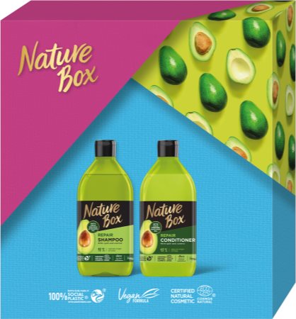 Nature Box Avocado ajándékszett (a töredezett hajvégekre)