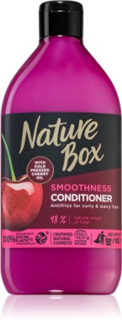Nature Box Cherry Mjukgörande balsam För ostyrigt och krulligt hår