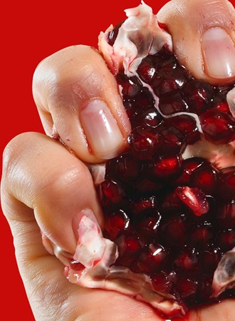 Nature Box Pomegranate povzbuzující sprchový gel