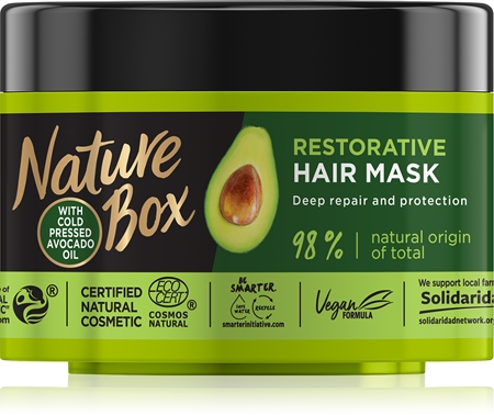 Nature Box Avocado masque régénérateur intense pour cheveux abîmés