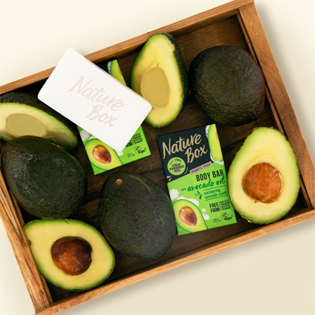 Nature Box Shower Bar Avocado Oil natürliche feste Seife