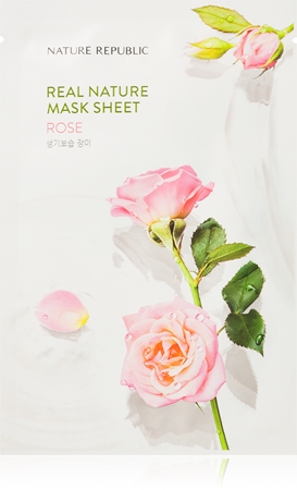 NATURE REPUBLIC Real Nature Rose Mask Sheet revitalizační plátýnková maska