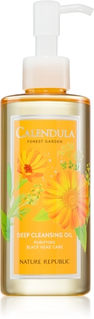 NATURE REPUBLIC Forest Garden Calendula Cleansing Oil jemný čisticí olej pro mastnou a smíšenou pleť