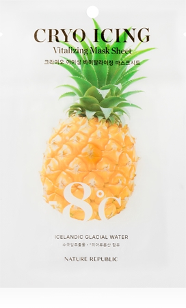 NATURE REPUBLIC Cryo Icing Vitalizing Mask Sheet hydratační a rozjasňující maska se zklidňujícím účinkem
