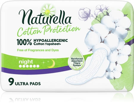 Naturella Cotton Protection Ultra Night compresas