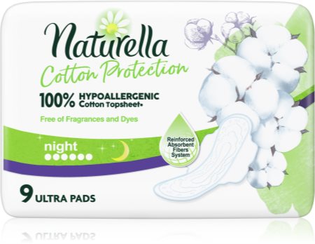 Naturella Cotton Protection Ultra Night wkładki