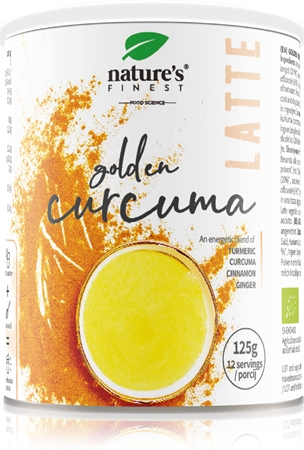 Natures Finest Curcuma Latte poudre pour la préparation de boisson pour soutenir le système immunitaire
