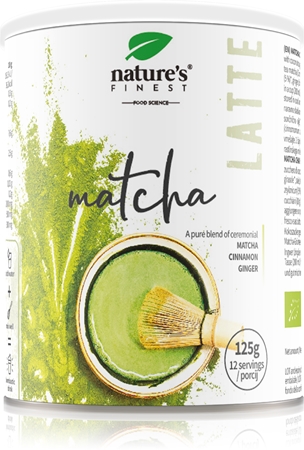 Natures Finest Matcha Latte Pulver zur Herstellung von Getränken mit antioxidativer Wirkung