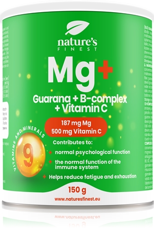 Natures Finest Guarana & Magnesium & B-complex & Vitamin C ásványanyag- és vitaminkomplex cukormentes
