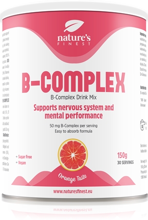 Natures Finest B-Complex Drink polvere per la preparazione di bevande con complesso di vitamine B