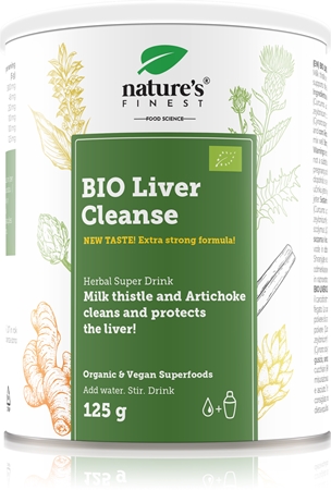 Natures Finest LIVER CLEANSE poudre pour la préparation de boisson pour favoriser le bon fonctionnement du foie