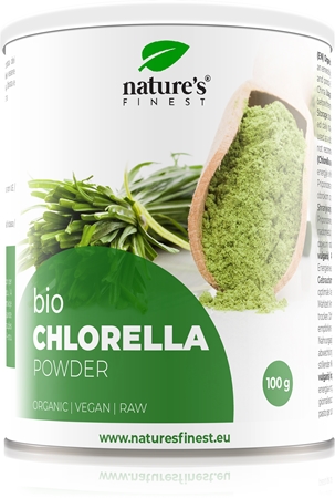 Natures Finest Chlorella 100%ige Chlorella mit einem Komplex aus Nährstoffen, Vitaminen und Mineralien in Pulverform