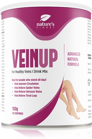 Natures Finest VeinUp Getränk zur Unterstützung einer normalen Funktion des Gefäßsystems